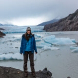 Myself and the glacier Grey